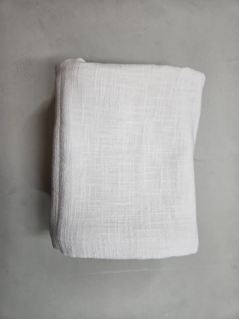QUINCE Set Of 2 48x84 Cotton Sheer Curtains White 0765